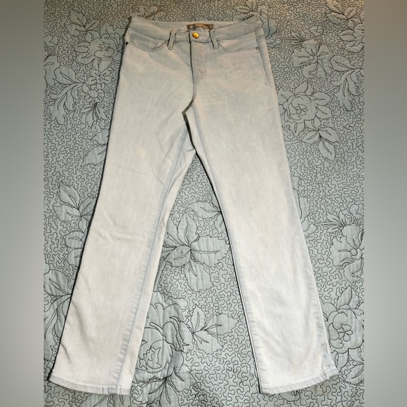 ATHLETA Sculptek Stretch Technology Skinny Crop Jeans in Glacier Wash Sz 6 - Picture 2 of 10